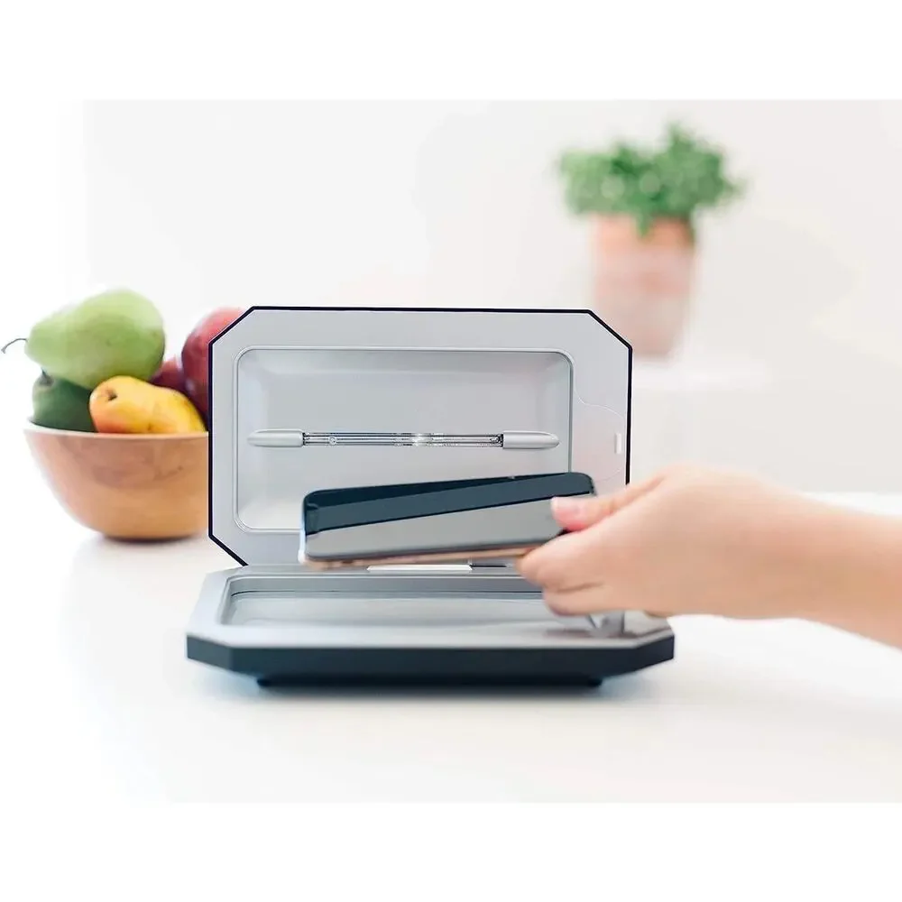 PhoneSoap Basic Cell Phone UV Light Sanitizer Box (Black)